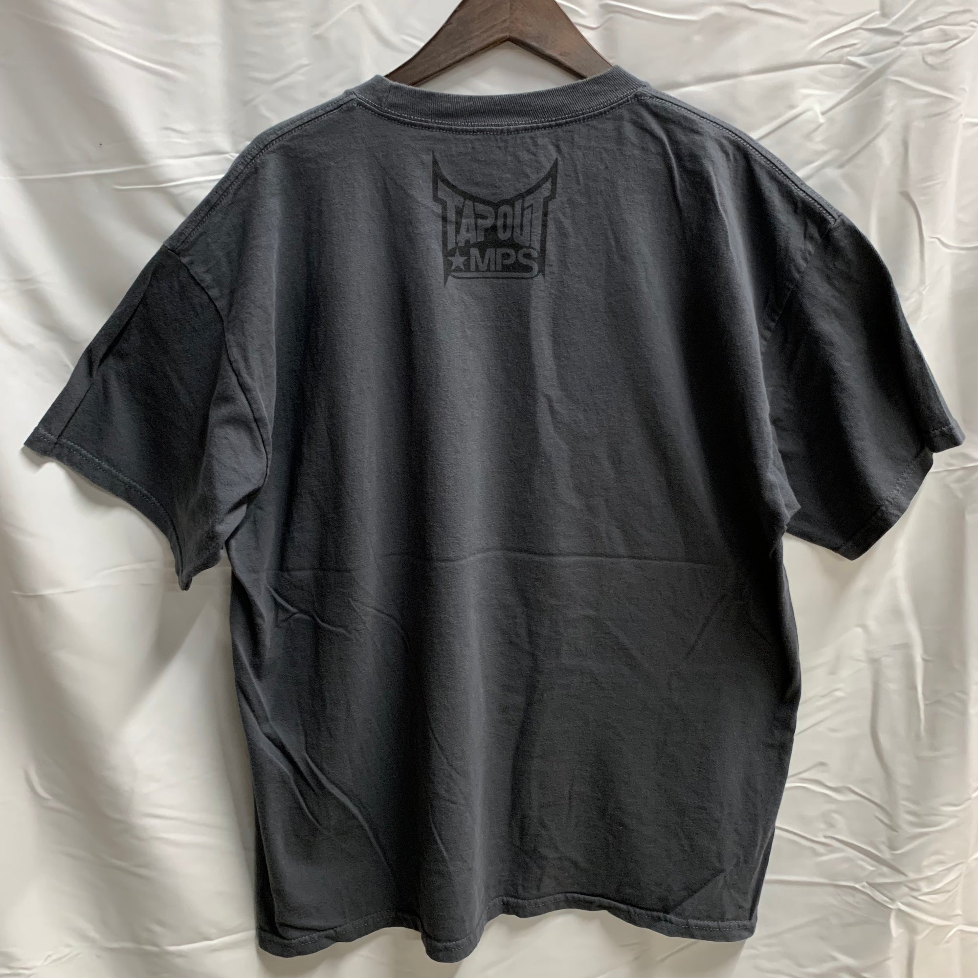 【中古】【古着】プリント Tシャツ グレー