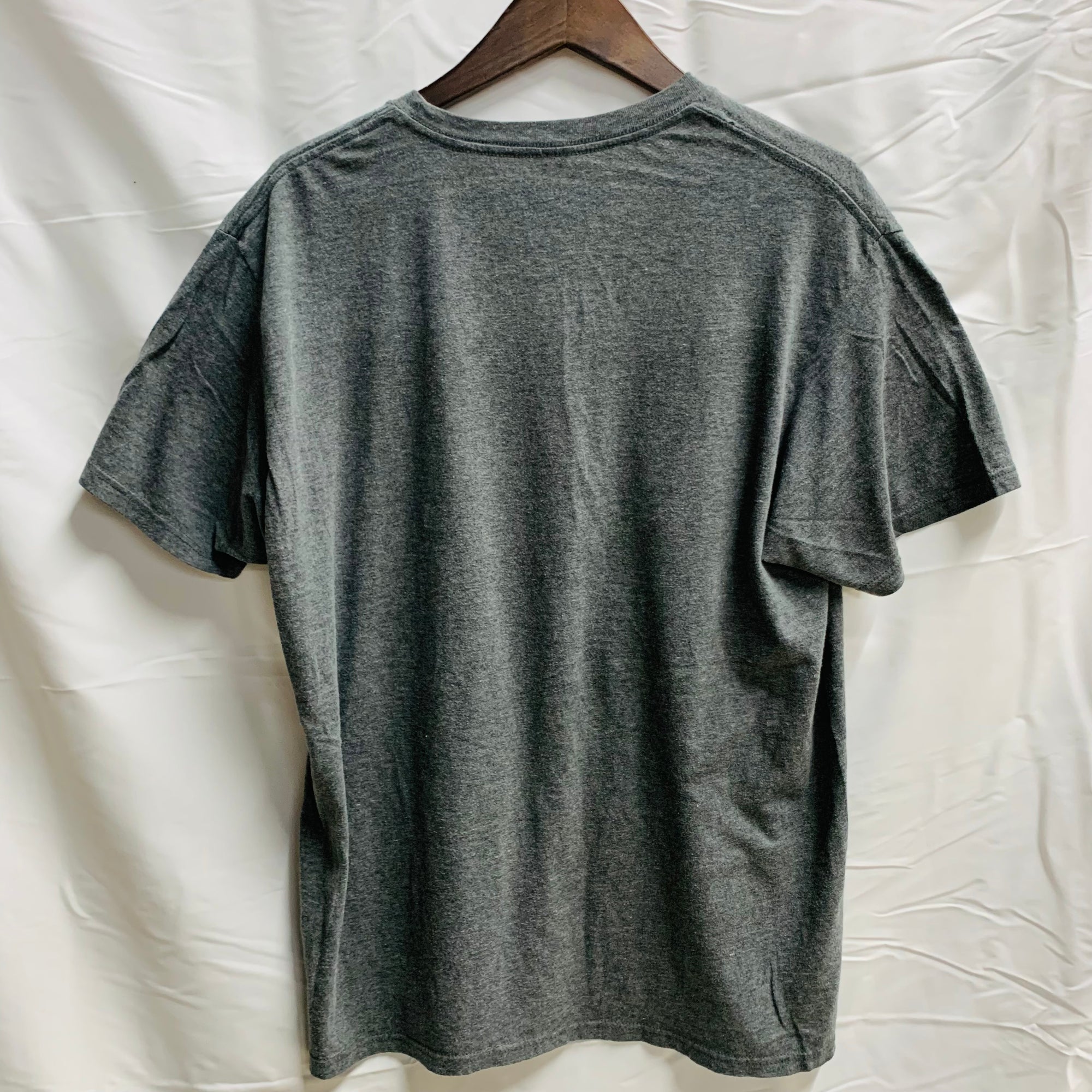 【中古】【古着】プリント Tシャツ グレー