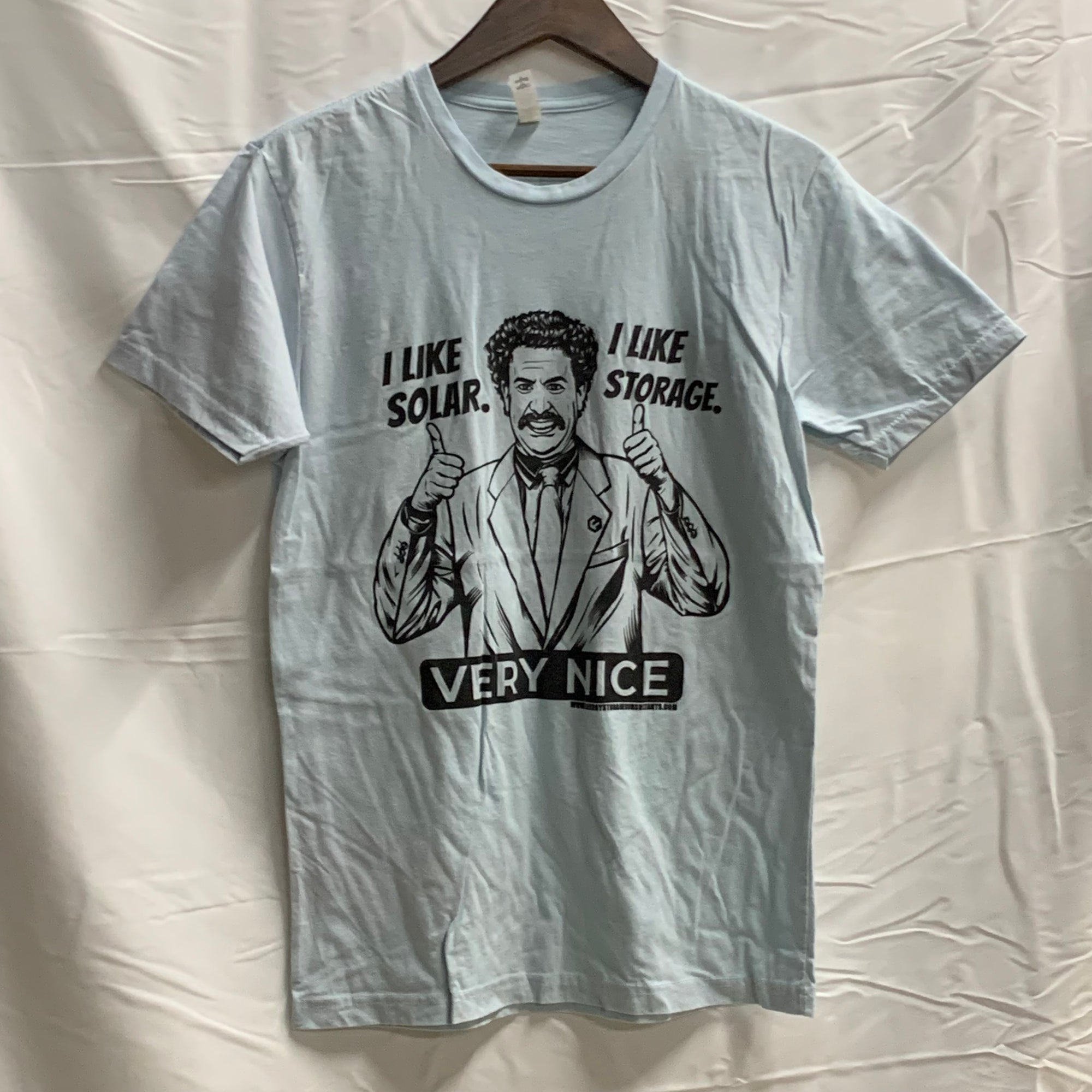 【中古】【古着】プリント Tシャツ ライトブルー