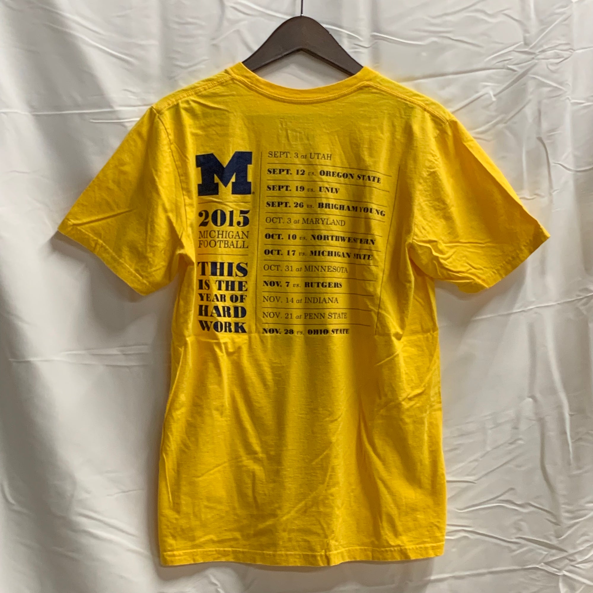 【中古】【古着】プリント Tシャツ イエロー