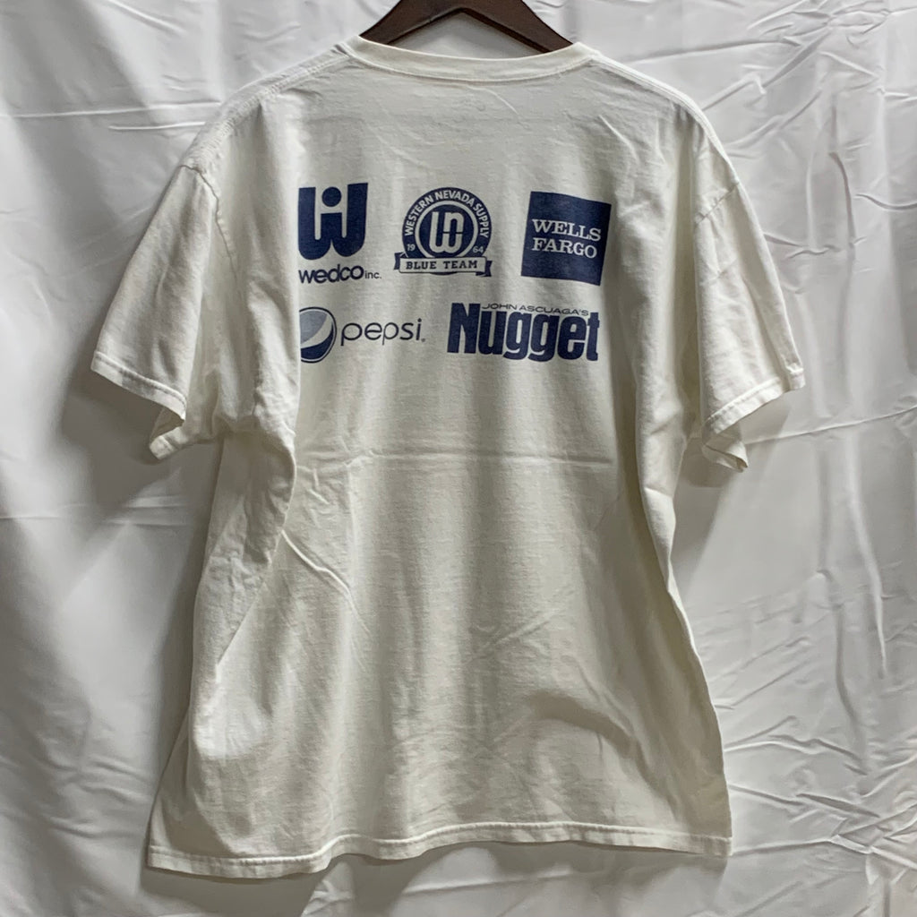 【中古】【古着】 プリント Tシャツ ホワイト