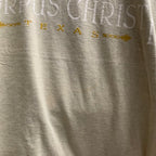 【中古】【古着】エンブレム Tシャツ ベージュ