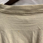 【中古】【古着】エンブレム Tシャツ ベージュ