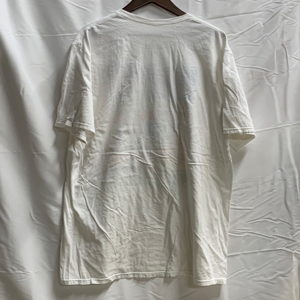 【中古】【古着】プリント Tシャツ ホワイト