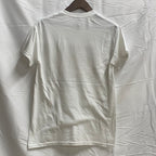 【中古】【古着】 プリント Tシャツ ホワイト