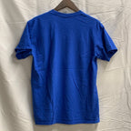 【中古】【古着】GILDAN プリント Tシャツ ブルー Mサイズ
