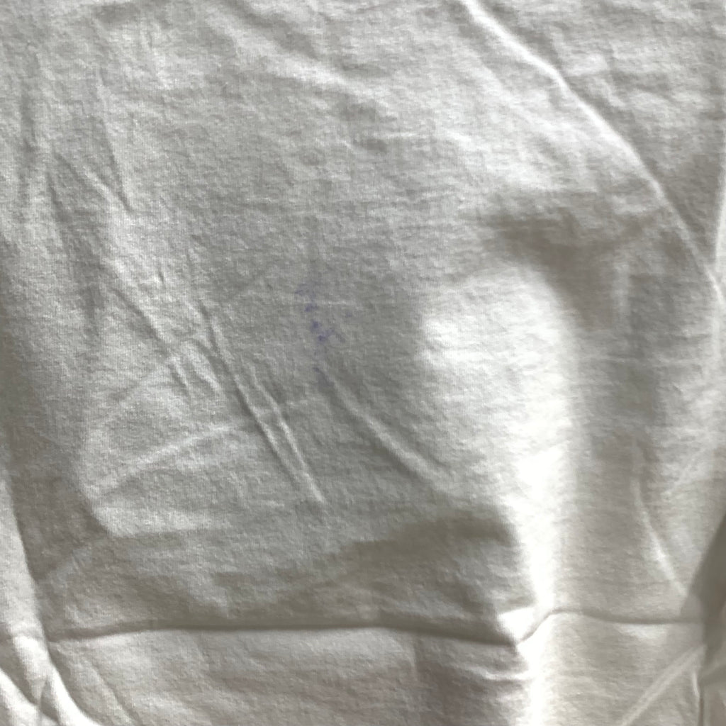 【中古】【古着】GILDAN ロゴプリント Tシャツ ホワイト Mサイズ