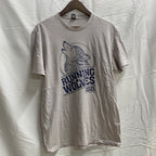 【中古】【古着】プリント Tシャツ グレー Mサイズ