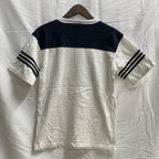 【中古】【古着】PARADISE LAHAINA ロゴ Tシャツ ホワイト×ブラック Sサイズ