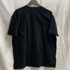 【中古】【古着】GILDAN ロゴプリント Tシャツ ブラック XLサイズ