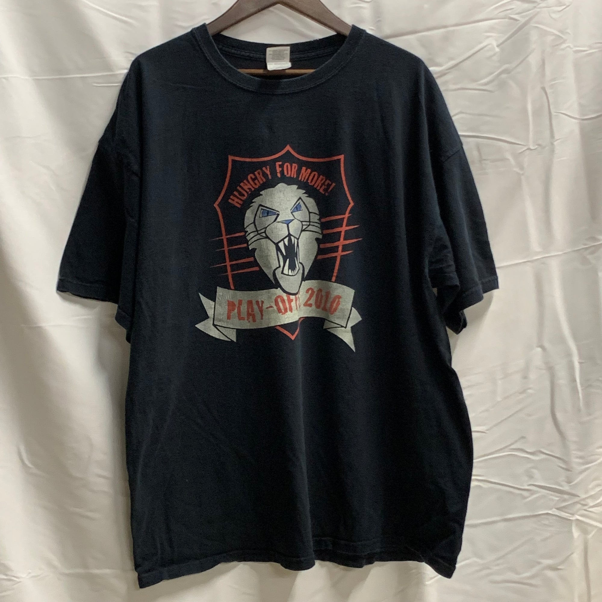 【中古】【古着】GILDAN プリント Tシャツ ブラック 2XLサイズ