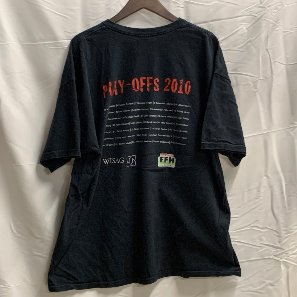 【中古】【古着】GILDAN プリント Tシャツ ブラック 2XLサイズ