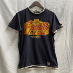 【中古】【古着】プリント Tシャツ ブラック Lサイズ