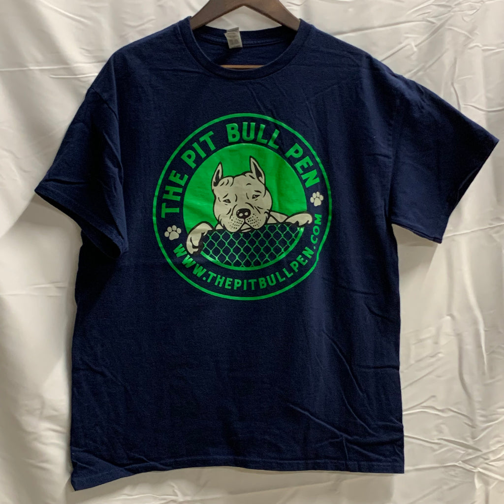 【中古】【古着】GILDAN プリント Tシャツ ネイビー Lサイズ