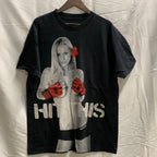 【中古】【古着】プリント Tシャツ ブラック