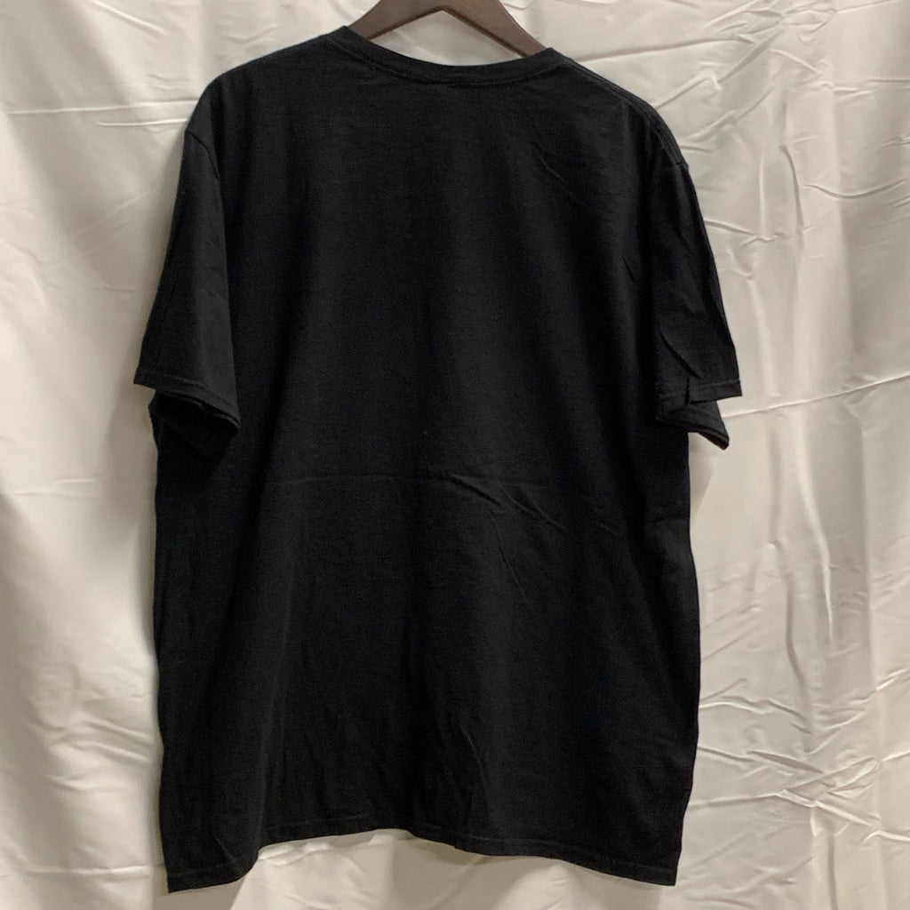 【中古】【古着】プリント Tシャツ ブラック XLサイズ
