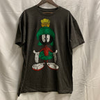 【中古】【古着】プリント Tシャツ グレー