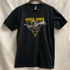 【中古】【古着】Next Level Apparel プリント Tシャツ ブラック Sサイズ