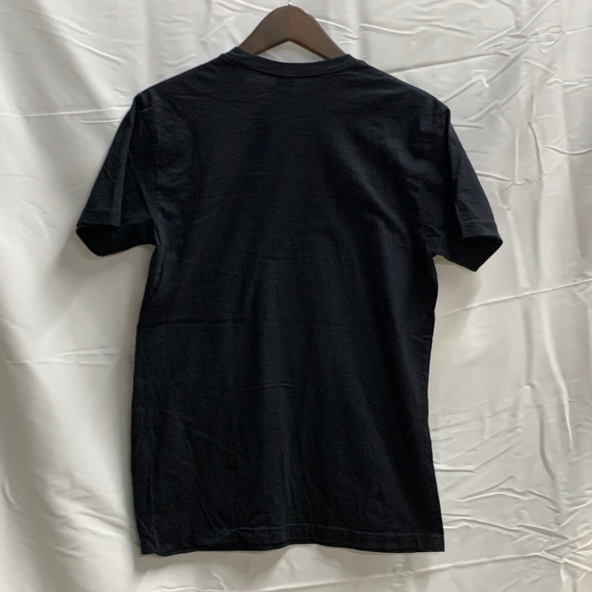 【中古】【古着】Next Level Apparel プリント Tシャツ ブラック Sサイズ