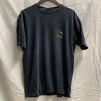 【中古】【古着】Weird Fish プリント Tシャツ グレー Sサイズ