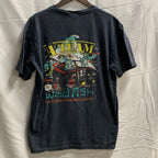 【中古】【古着】Weird Fish プリント Tシャツ グレー Sサイズ
