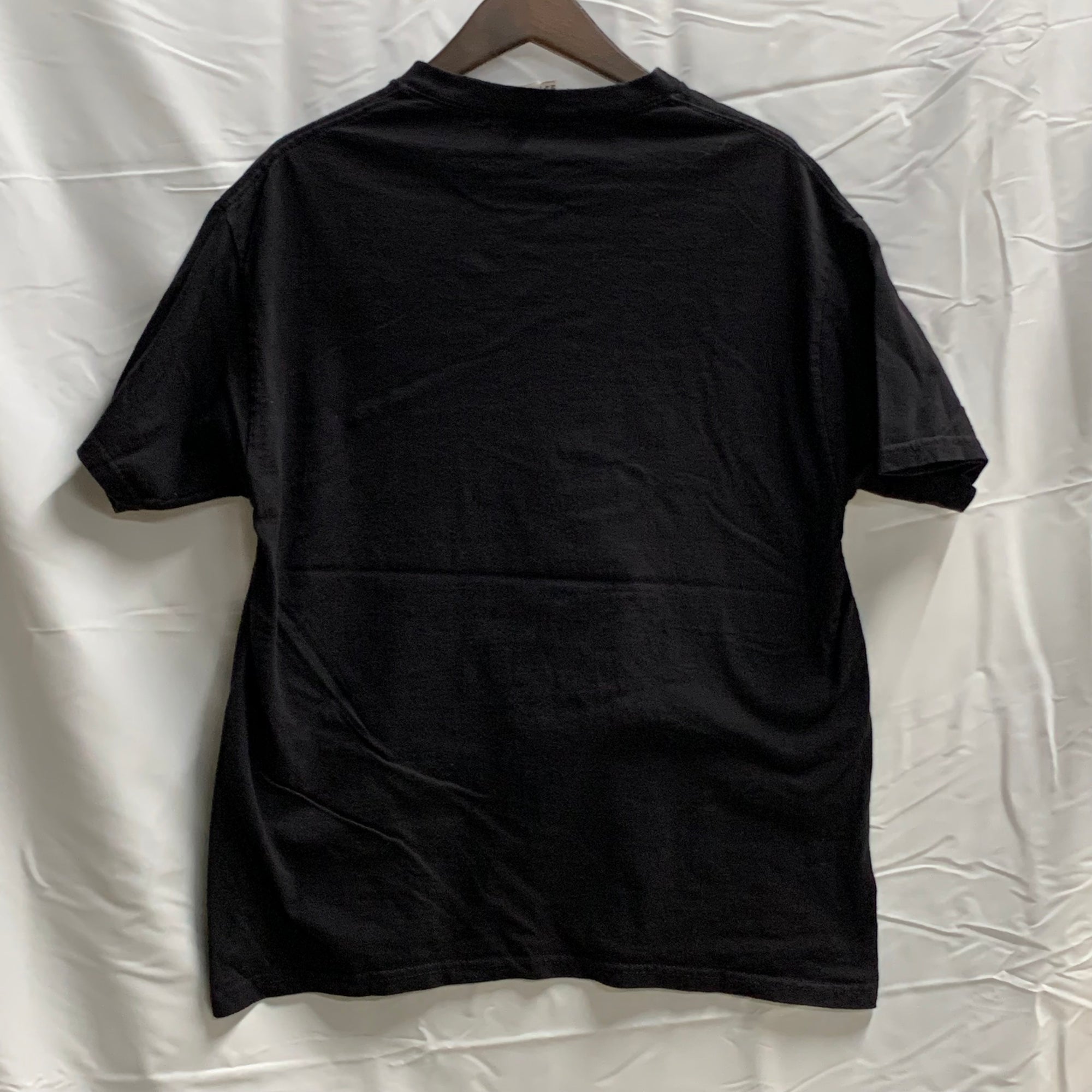 【中古】【古着】プリント Tシャツ ブラック Lサイズ