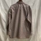 【中古】【古着】Dickies ワンポイント シャツ グレー Lサイズ