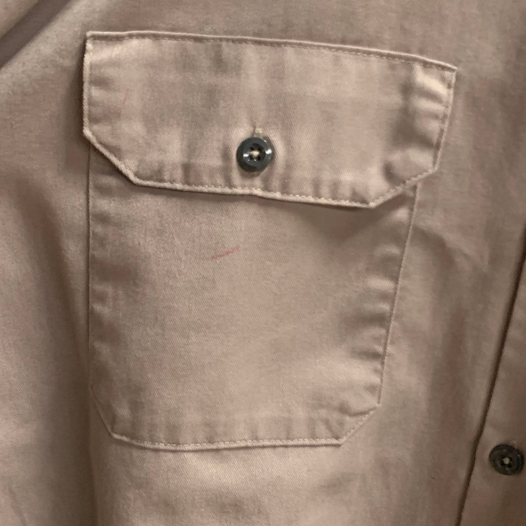 【中古】【古着】Dickies ワンポイント シャツ グレー Lサイズ