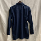 【中古】【古着】Dickies ワンポイント シャツ ブルー Mサイズ