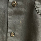 【中古】【古着】Dickies ワンポイント シャツ ブルー Mサイズ