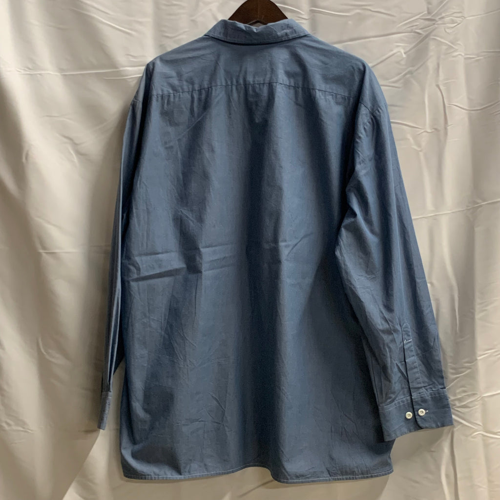 【中古】【古着】Dickies ワンポイント シャツ ライトブルー XLサイズ