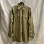 【中古】【古着】Dickies ワンポイント シャツ マスタード XLサイズ