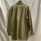 【中古】【古着】Dickies ワンポイント シャツ マスタード XLサイズ