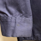 【中古】【古着】Dickies ワンポイント シャツ ネイビー Lサイズ