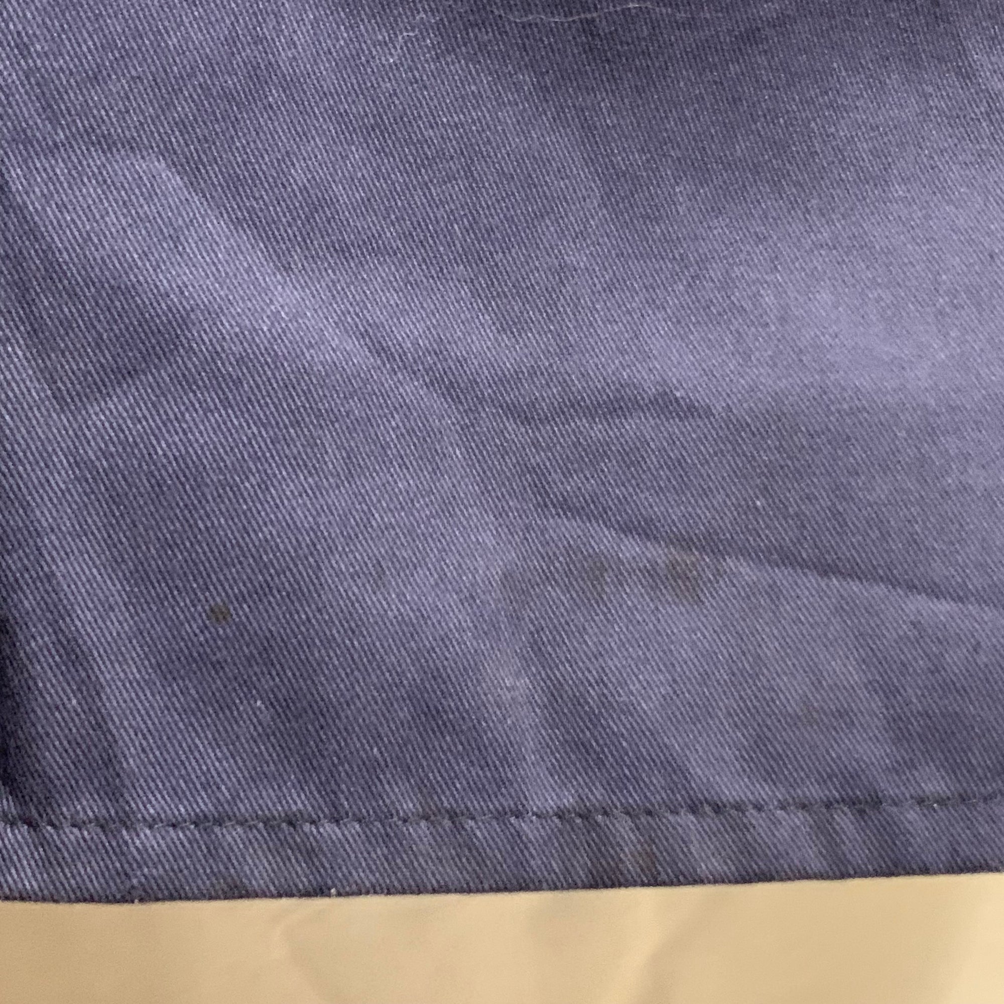 【中古】【古着】Dickies ワンポイント シャツ ネイビー Lサイズ