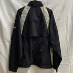 【中古】【古着】CHASE AUTHENTICS ワンポイント レーシングジャケット ブラック×ホワイト Mサイズ