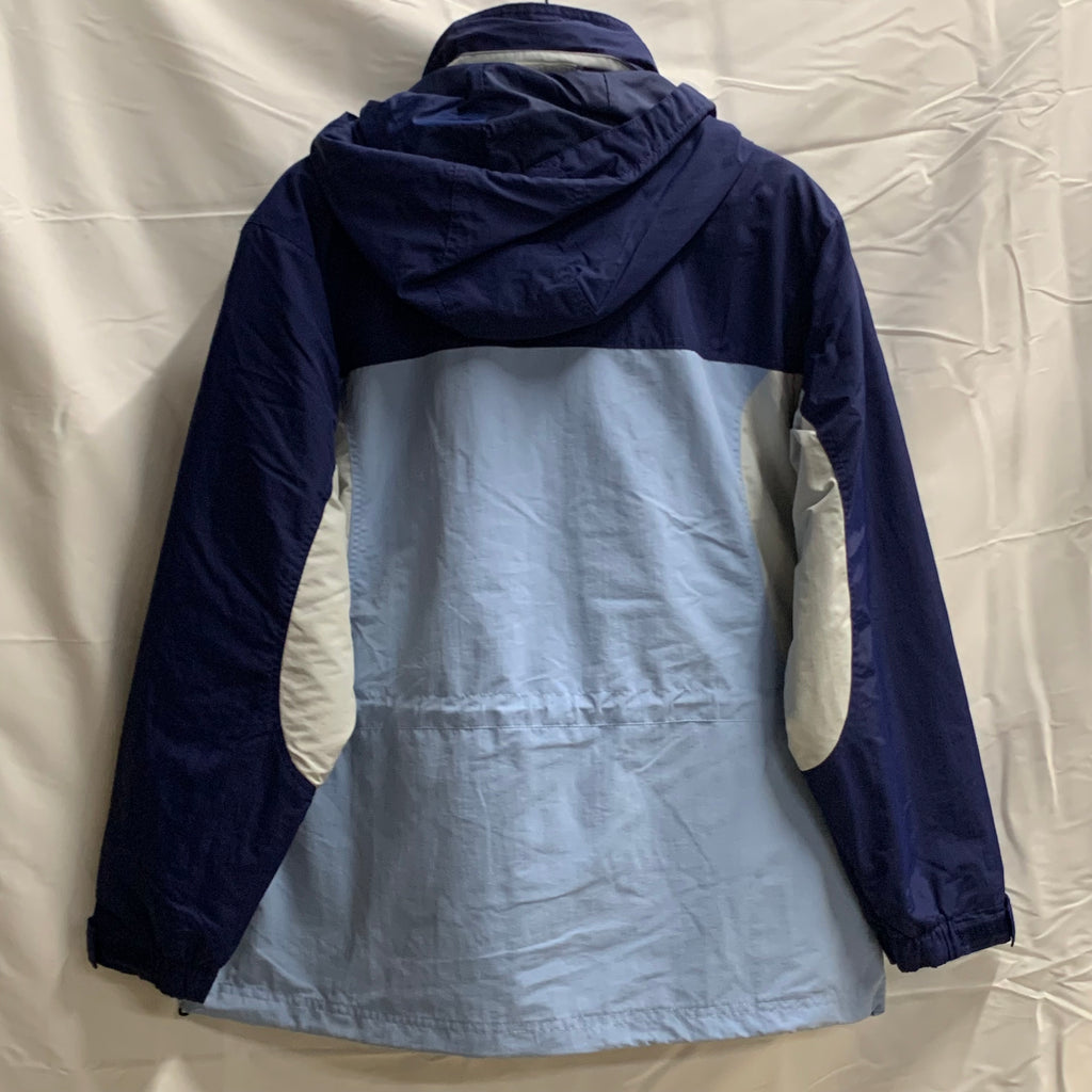 【中古】【古着】L.L.Bean 無地 ヘビージャケット ブルー×ライトブルー