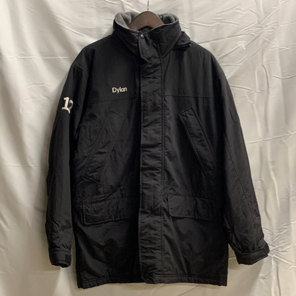 【中古】【古着】L.L.Bean ワンポイント ヘビージャケット ブラック Sサイズ