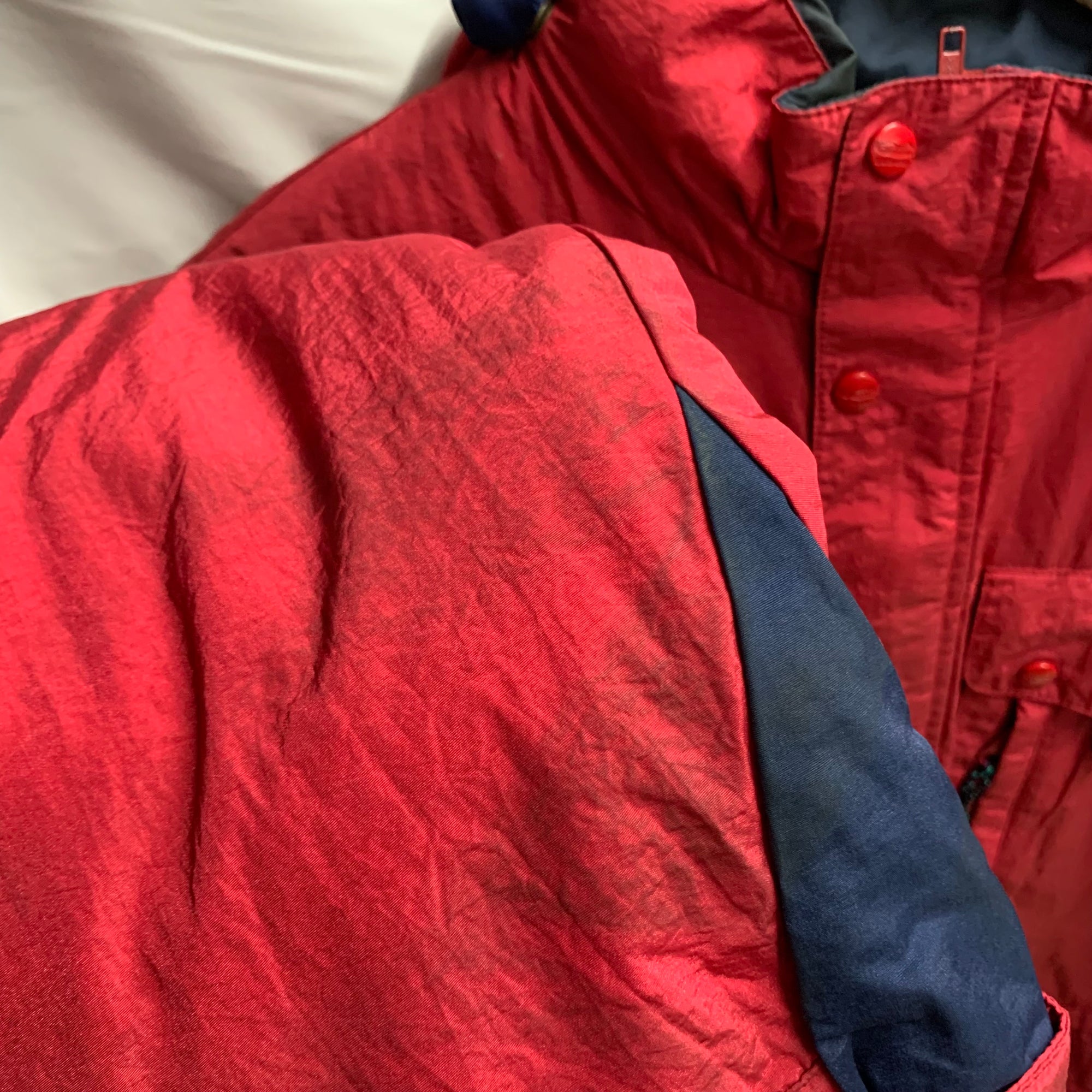 【中古】【古着】L.L.Bean 無地 ヘビージャケット レッド