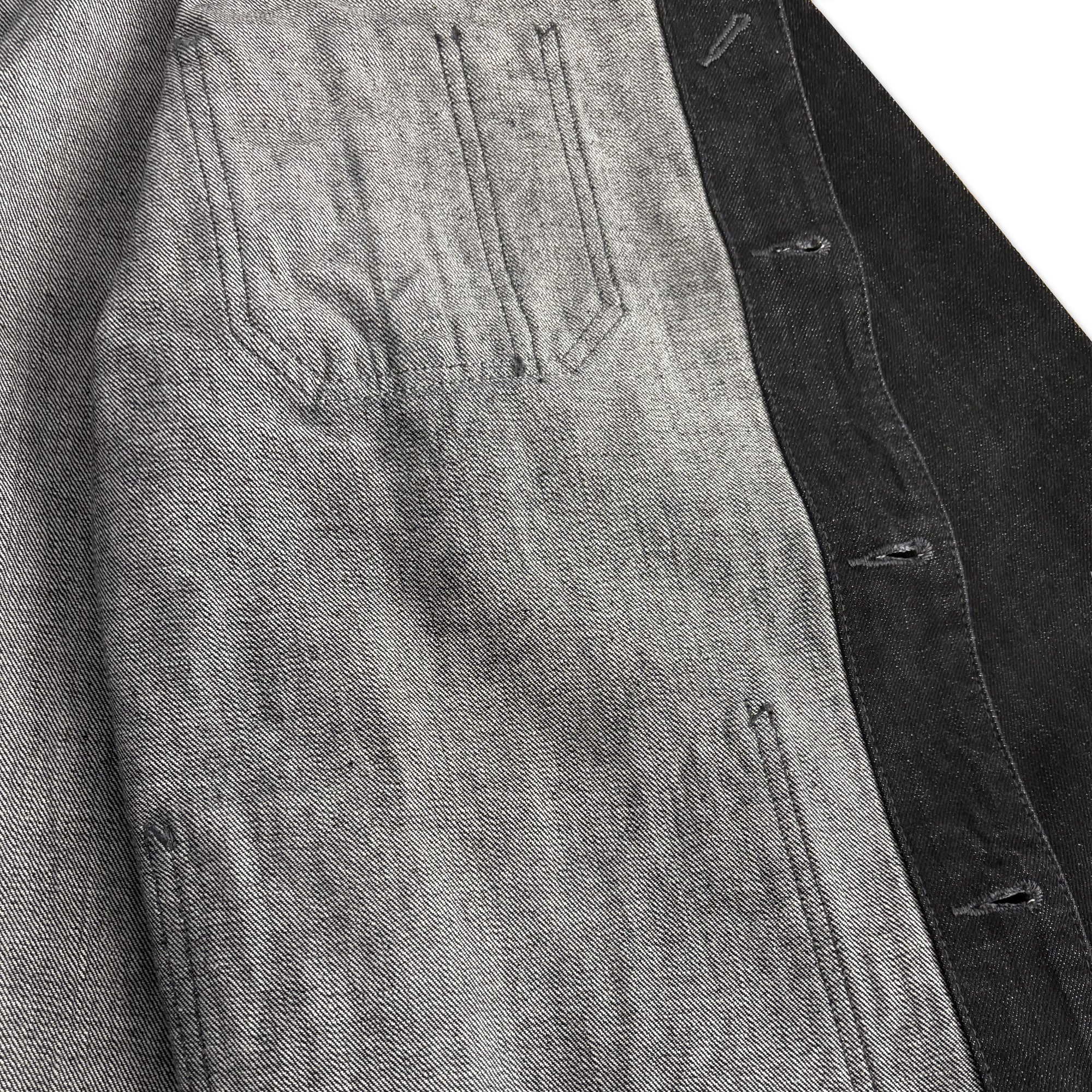 カバーオール ブラックデニム / Black Denim Coverall Jacket