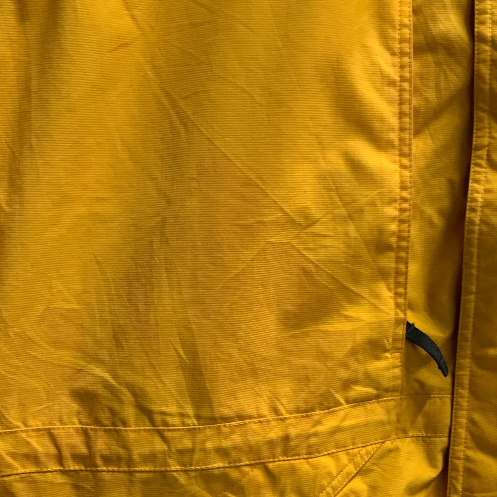 【中古】【古着】Columbia ワンポイント ライトジャケット イエロー×ブラック XLサイズ