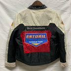【中古】【古着】COOL ATTITUDE カラーブロック ジャケット ホワイト×レッド×ブラック