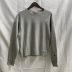 【中古】【古着】Champion ロゴ スウェットトレーナー グレー Mサイズ