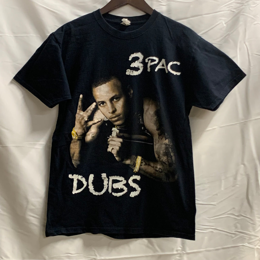 【中古】【古着】FRUIT OF THE ROOM プリント Tシャツ ブラック Mサイズ
