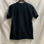 【中古】【古着】FRUIT OF THE ROOM プリント Tシャツ ブラック Mサイズ