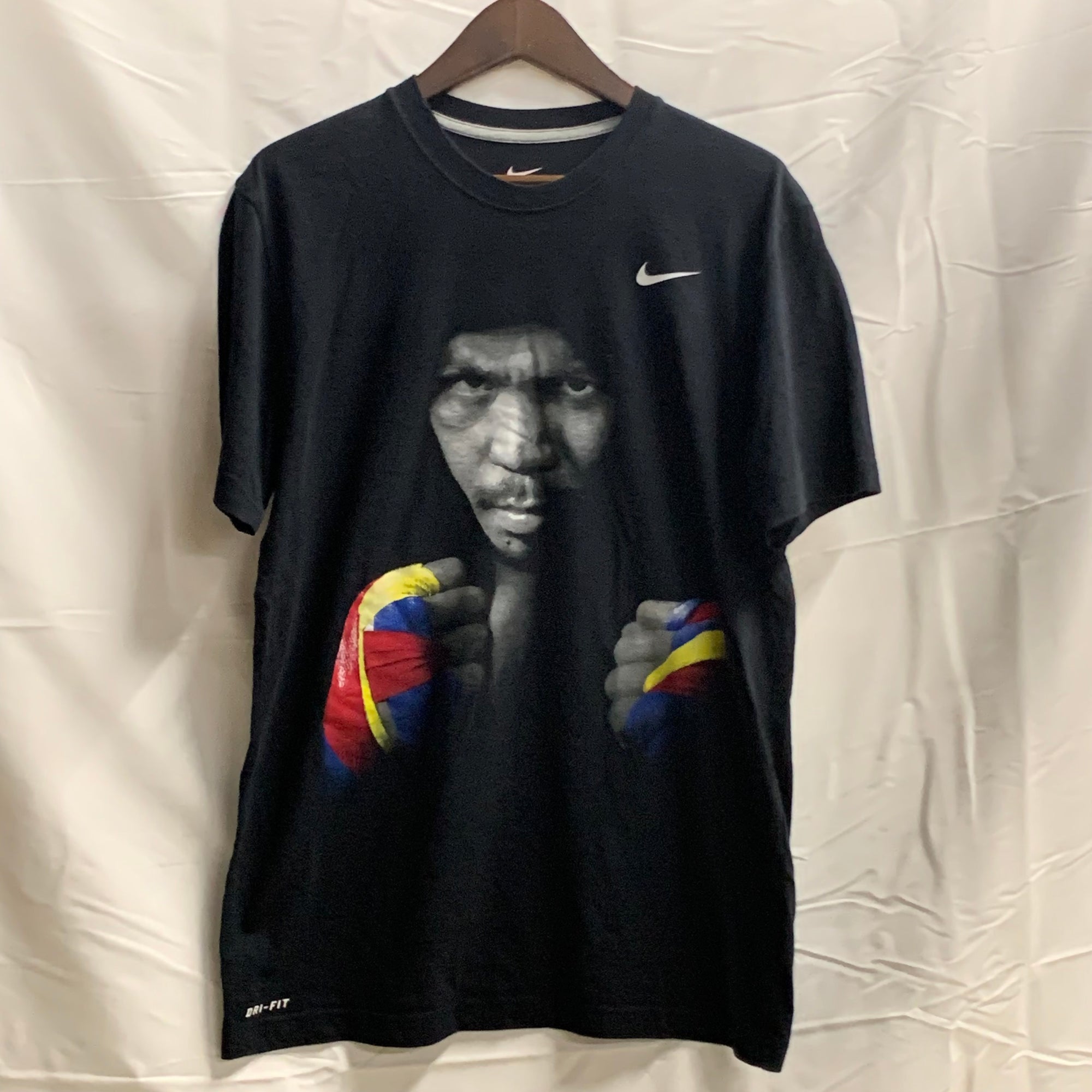 【中古】【古着】NIKE プリント Tシャツ ブラック Mサイズ