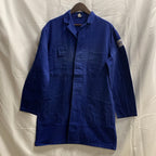 【中古】【古着】無地 ライトコート ブルー