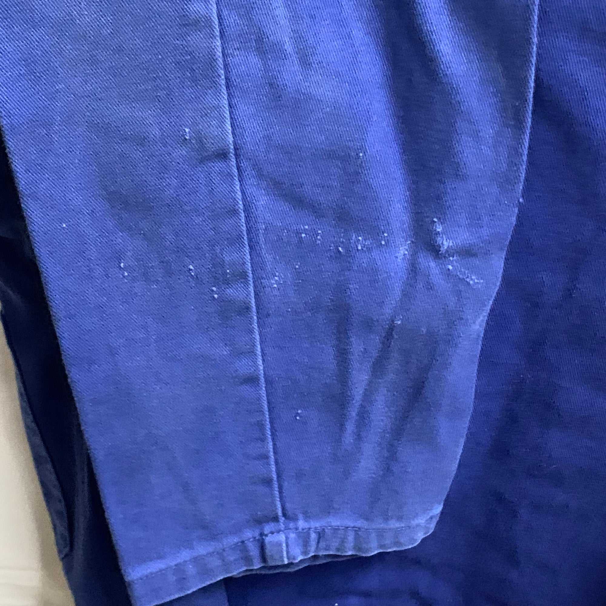 【中古】【古着】無地 ライトコート ブルー