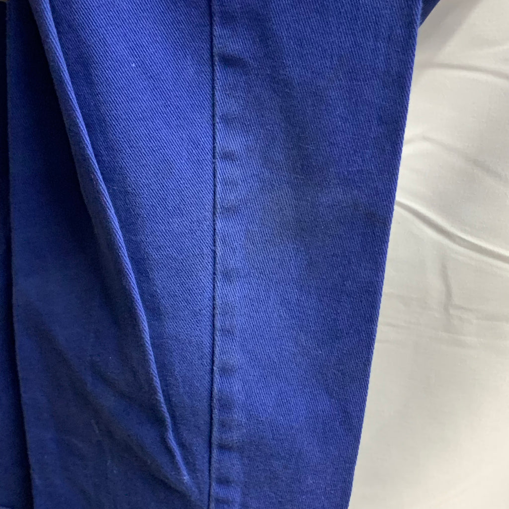 【中古】【古着】無地 ライトコート ブルー