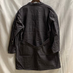 【中古】【古着】ワンポイント ライトコート グレー